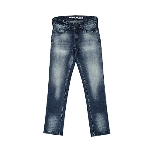 Pepe Jeans Boy's Slim Jeans (PB201967Q05_Light Worn Denim