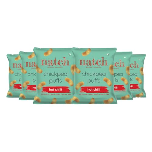 Natch Chickpea Puffs, 100% All Natural, Rich in Fiber and