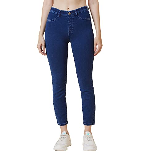 AKA CHIC Women's Mid Rise Pull On Slim Fit Jegging (AKCB