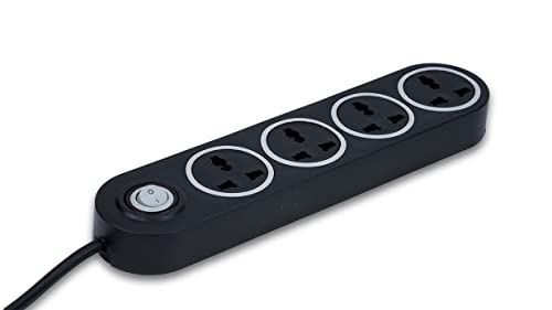 CARIBOU CBU-15 4 Way Universal Socket Extension Cord | 6A |