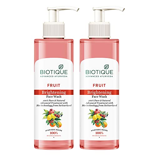 Biotique Fruit Brightening Face Wash 200ml*2