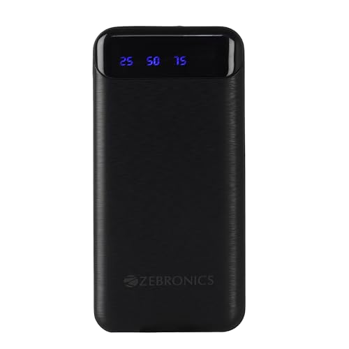 ZEBRONICS MB10000S4 Power Bank, 10000 mAh, 12W, Dual USB