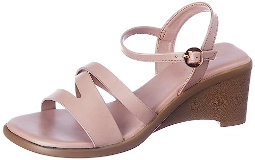 Bata Women Wedge Heel Sandal - Pink (5Uk)