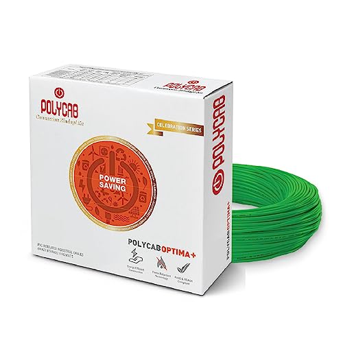 Polycab OPTIMA+ 1.5sqmm 90M coil | Flame Retardant | Lead