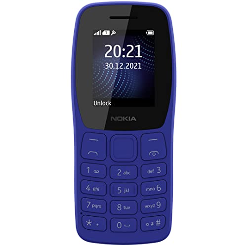 Nokia 105 Classic | Single SIM Keypad Phone with Built-in