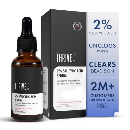 ThriveCo 2% Salicylic Acid Serum for Face | Anti-Acne &