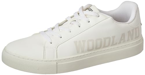 Woodland Men's White MESH Sports Shoes-6 UK (40EU) (OSGC