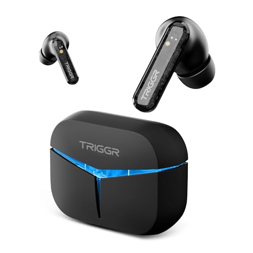 TRIGGR Kraken X3 Gaming Earbuds, TWS Low Latency, ENC Quad