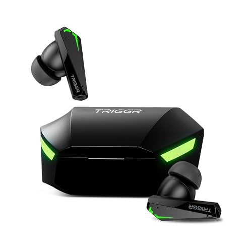 TRIGGR Kraken X2 Gaming Earbuds, TWS Low Latency, ENC Quad