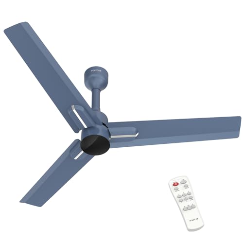 Polycab Wizzy Neo 1200mm 5-Star BLDC, Remote Ceiling fan