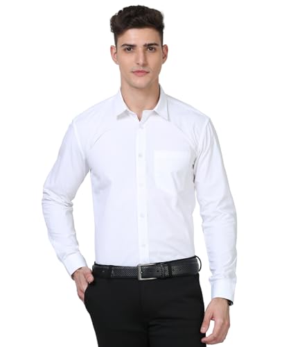 Scott International Shirt for Men, Solid Full Sleeves