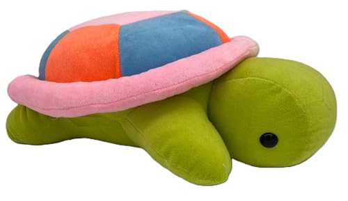NATKHAT Turtle Plush Toy - Colorful Stuffed Animal for