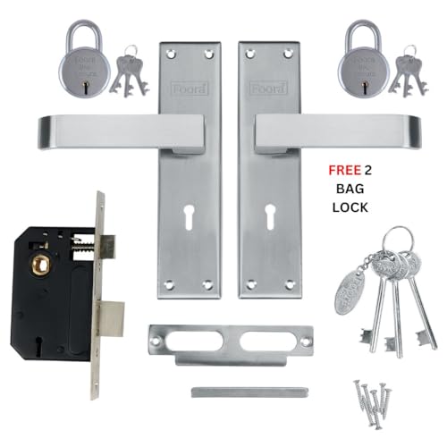 Foora Luxury Mortise Lock Set – 6 Lever Mechanism,