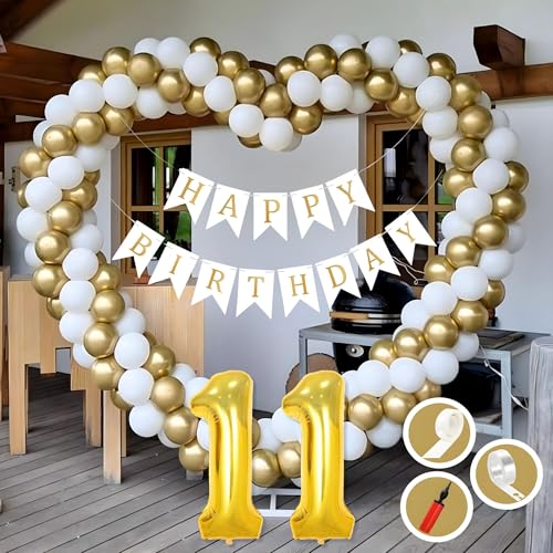 Mystic Toy Store 11th Birthday Decoration Items for Golden