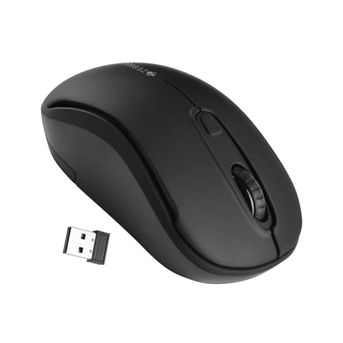 ZEBRONICS Dash Pro 2.4GHz Wireless Mouse, Upto 1600 DPI, 3
