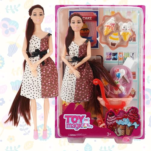 ToyMagic Delicious Series Doll Playset | Includes Doll,
