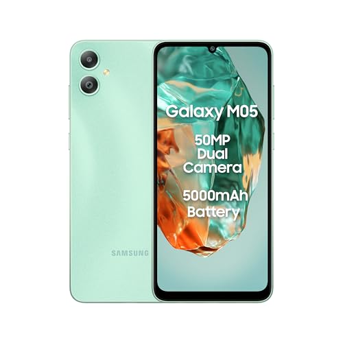 Samsung Galaxy M05 (Mint Green, 4GB RAM, 64 GB Storage) |