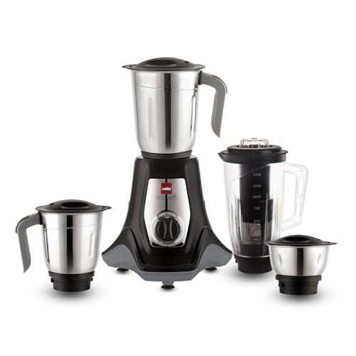Cello Hercules Mixer Grinder 750 Watt Black | 3 Stainless