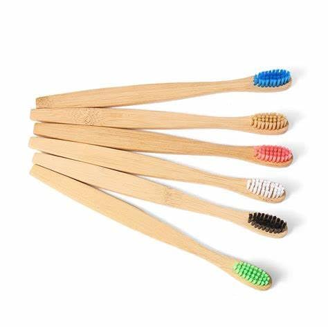 Dr.Ved Bamboo Toothbrush Multipack - Pack of 6 |