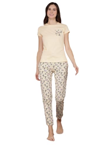 Dollar Missy Women’s Combed Cotton T-Shirt Pyjama Night