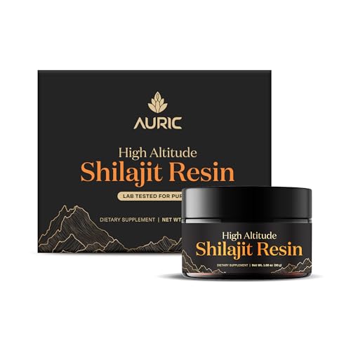 Auric Lab Certified Shilajit/Shilajeet Resin 30g |For