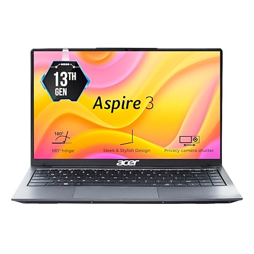 Acer Aspire 3, 13th Gen, Intel Core i3-1305U, 8GB RAM,