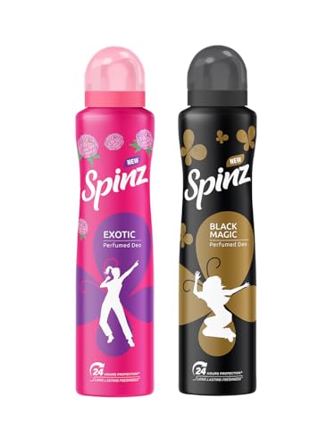 SpinZ New Exotic & Black Magic Aerosol Perfumed Deo For