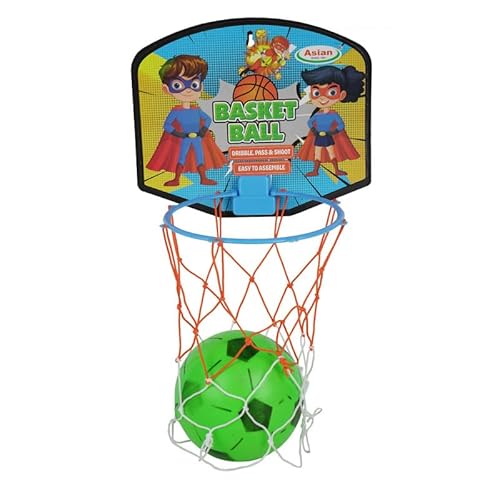 Asian Portable Plastic Basketball with Hoop for Kids