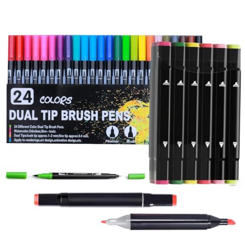 Corslet 36 Art Markers for Kids & Artists: Colors, 12