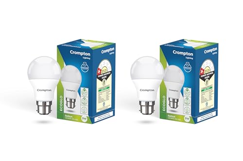 Crompton Param LED Bulb | 9W | Cool Day Light | B22 Base |