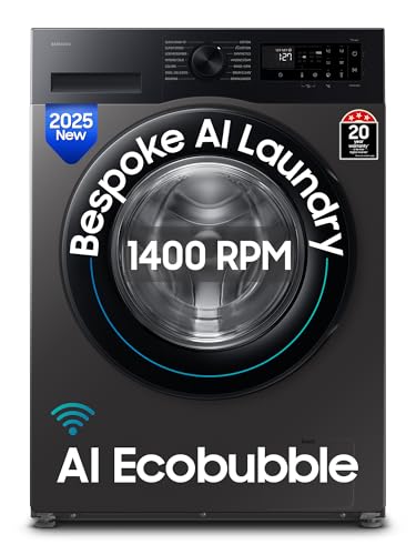 Samsung 9 kg, 5 star, AI EcoBubble, Super Speed, Wi-Fi,