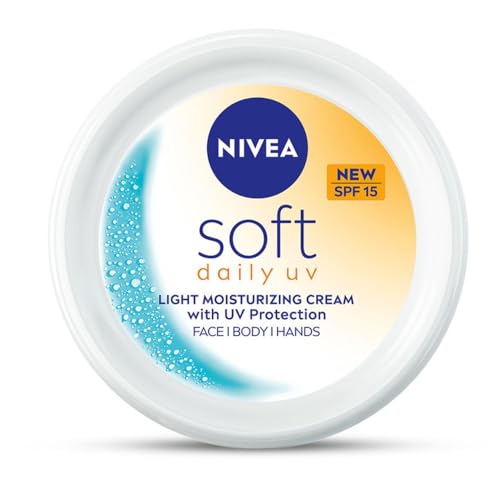 NIVEA Soft Daily UV Light Moisturising Cream with SPF-15,