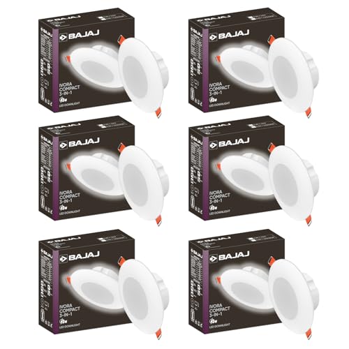 Bajaj Ivora Compact Downlight 3-in-1 CCT | 3W LED Downlight