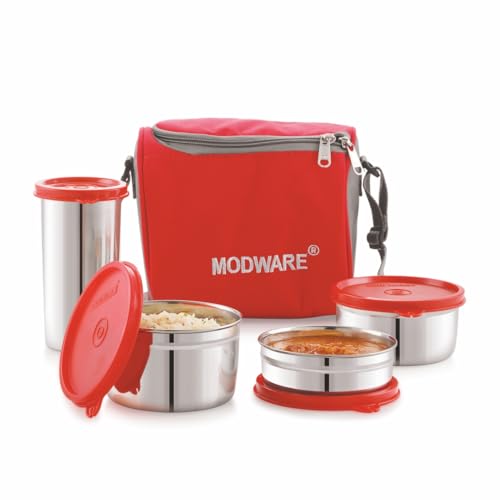 MODWARE King Meal Stainless Steel Lunch Box Set with