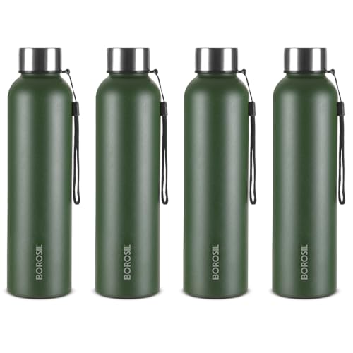 Borosil 4pc Set of 1000 ml Hydra Laguna Stainless Steel