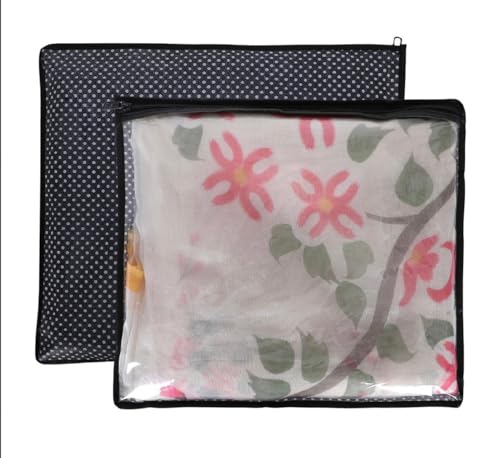 JEYANG Non Woven Saree Cover And Cloth Organizer with