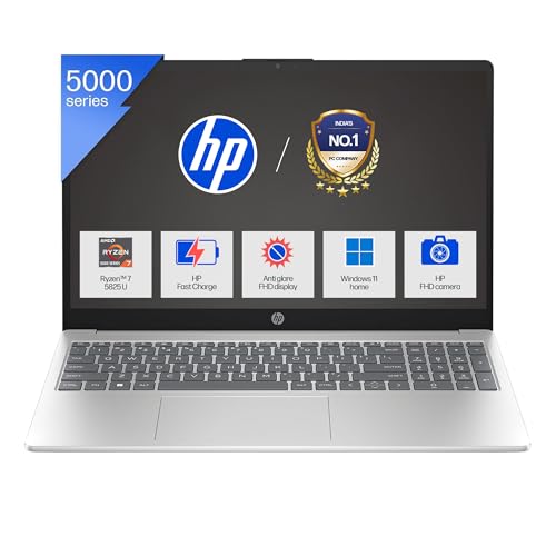 HP 15, AMD Ryzen 7 5825U (16GB DDR4, 512GB SSD) FHD,