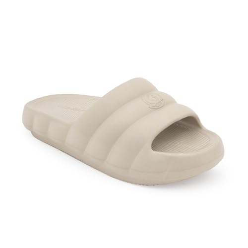 Red Tape Men’s Pool Sliders | Lightweight EVA Comfort