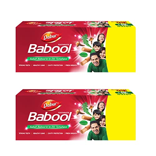 Dabur Babool Ayurvedic Toothpaste -700g (350g x 2) | For