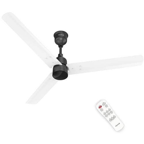 Polycab Wizzy Plus 1200mm 5-Star BLDC, Remote Ceiling fan