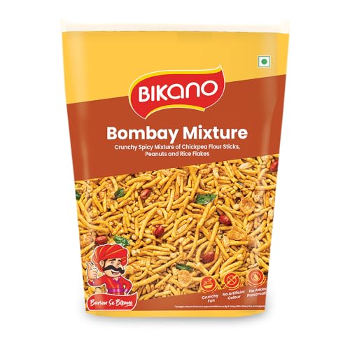 Bikano Bombay Mixture | Spicy & Tangy Indian Namkeen Snack