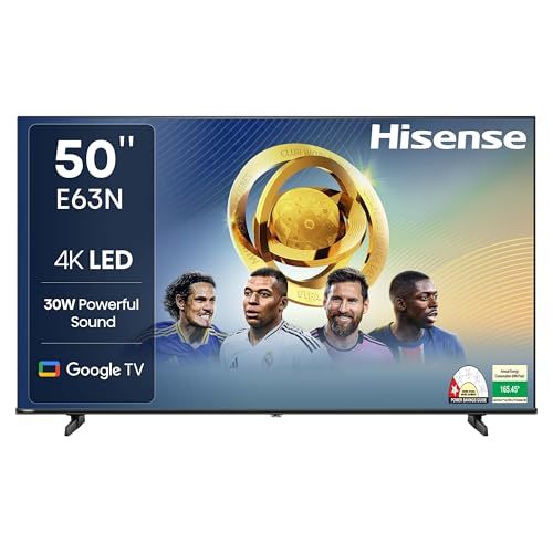 Hisense 126cm (50 inches) E63N Series 4K Ultra HD Smart