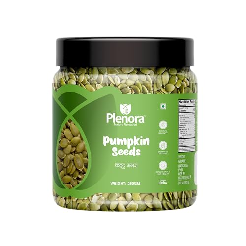 Plenora Pumpkin Seeds 250g | Raw, Unroasted & Natural |