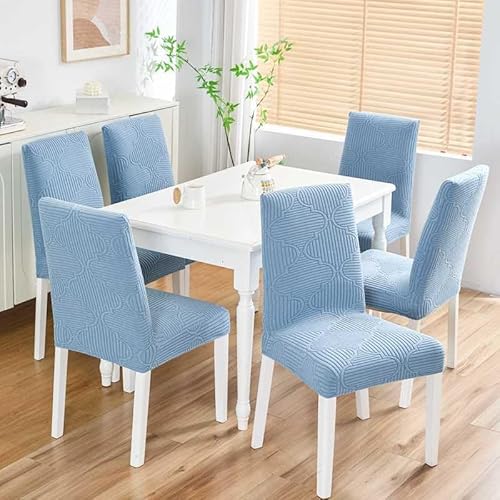 HOMETHREADS Stretchable Elastic Jacquard Chair Seat Cover