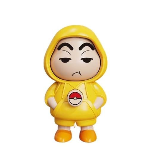 Shinchan Face Changing Keychain | 3D Cartoon Character Key