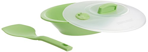 Signoraware Plastic Square Dinner Set (Parrot Green) - 23