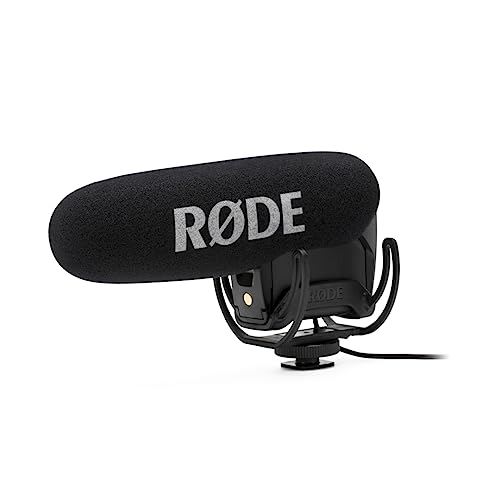 Rode Vmpr Videomic Pro R with Rycote Lyre Shock Mount,