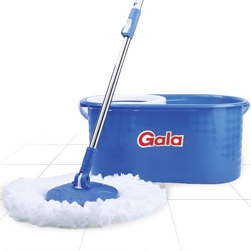 Gala Aqua Spin Mop with 4 Wheels & Big Bucket with 2