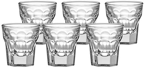 Amazon Brand - Solimo Alissa Shot Glass Set, 30ml, Set of