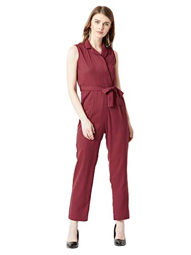 Miss Chase Women’s Maroon Wrap Collar